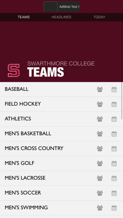 Swarthmore College Garnet screenshot 2
