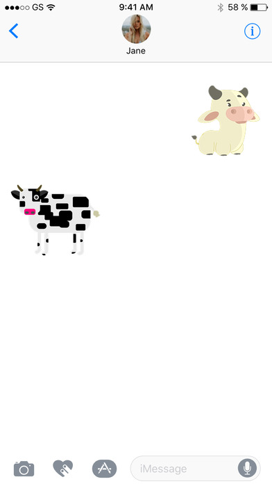 Cow Sticker Pack! screenshot 3