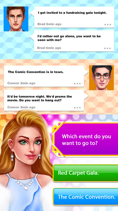 Hollywood Love Story - Choose your story games screenshot 4