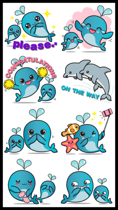 Whales Stickers screenshot 3