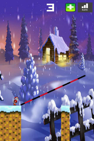 Stick Santa-Walk Santa Cool walker Game.. screenshot 2