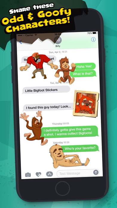 Little Bigfoot: Sticker Companion screenshot 3