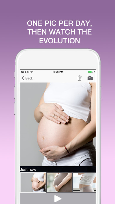 Pregnancy Tracker PRO Baby Belly Progress pics screenshot 3