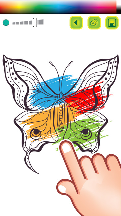 Amazing Butterfly Coloring Book FreePlay screenshot 2
