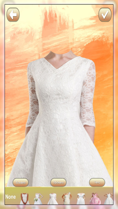 Woman Wedding Dress PhotoFrames screenshot 2