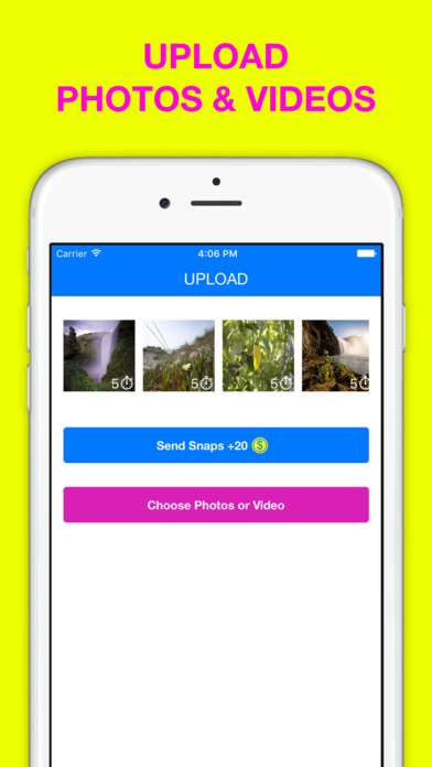 Screenshots of Stories Upload Anonymous and Score for Snapchat for iPhone