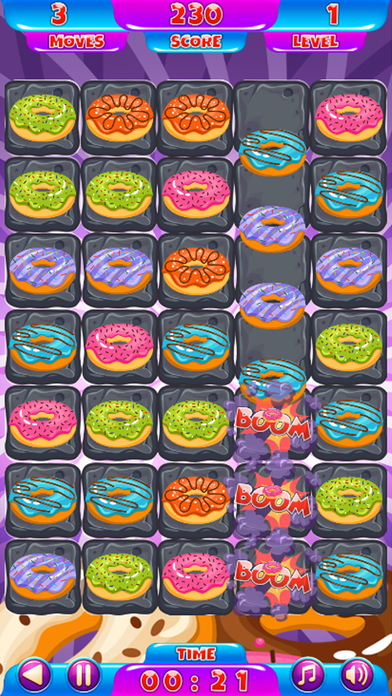 Donuts Swap Games : match 3 puzzle fun game screenshot 3