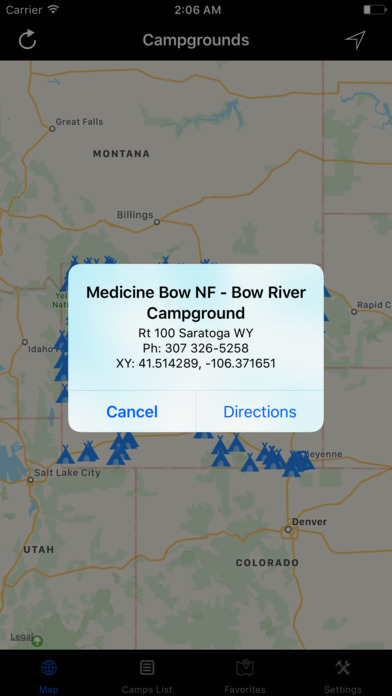 Wyoming-Idaho-Montana Camps RV screenshot 2