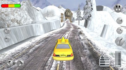 Mountain Taxi : Snow car Drive PRO screenshot 3