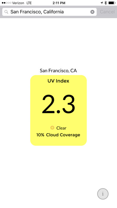 UV Index + Cloud Coverage screenshot 2