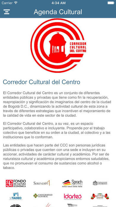 Agenda Cultural de Bogotá screenshot 3