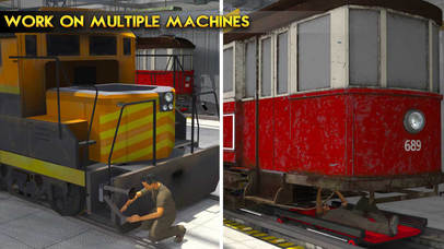 Real Train Mechanic Simulator: 3D Work-shop Garage screenshot 3