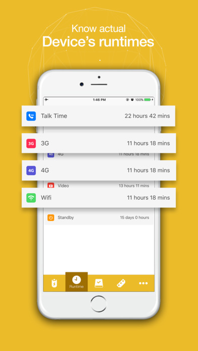 Yellow Battery: Check Device's Runtimes screenshot 2