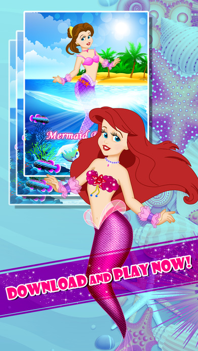 Ice Princess Mermaid Dress Up & Girl Makeup Games screenshot 4