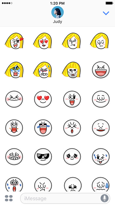 JAMES & MOON Emoji Stickers - LINE FRIENDS screenshot 4