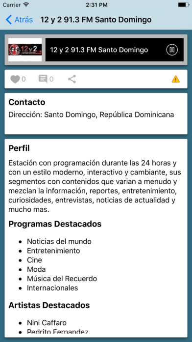Radio Dominicana en Línea screenshot 2