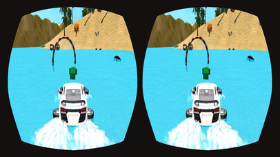 VR Water Surfing Stunt Car Race Simulator screenshot 3