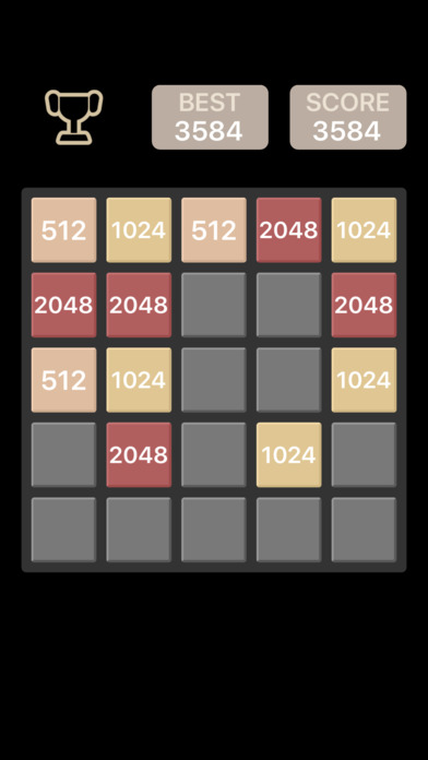 Black Board 2048 - The funniest Reverse Version screenshot 4