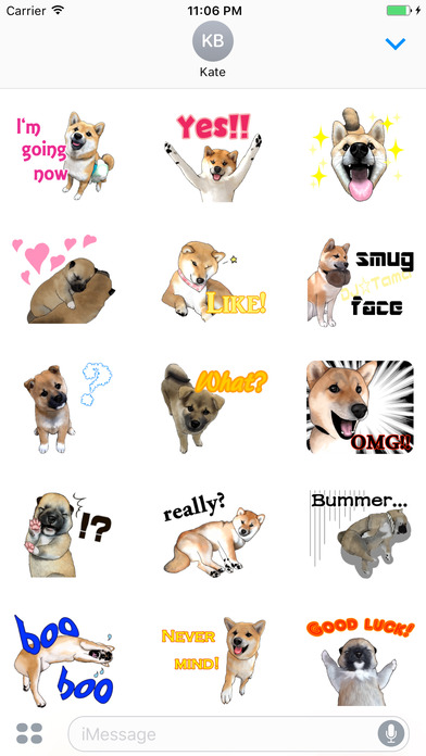 Cool Shiba Inu Expressions Stickers screenshot 2