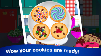 Cookies Party Fun Games Cooking Star Dish Free screenshot 2