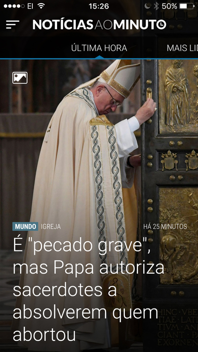 Noticias ao Minuto Portugal screenshot 2