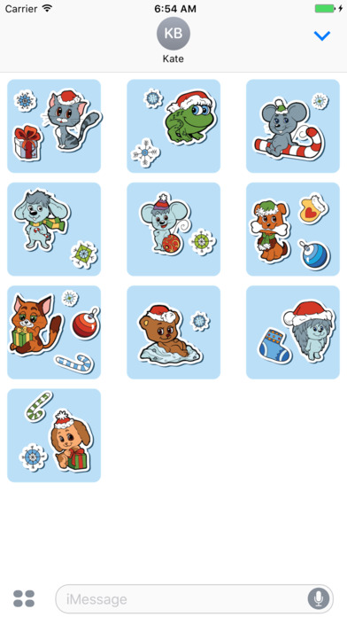 Sticker Me: Christmas Animals screenshot 2