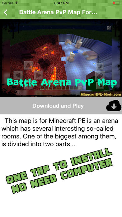 MCPE MAPS Free for Minecraft Map Pocket Edition PE screenshot 2