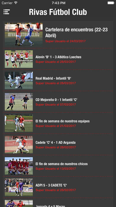Rivas F.C (Rivas Fútbol Club) screenshot 3