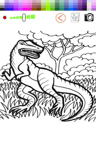 Dinosuar Animals Coloring Pages Books For Kids screenshot 2