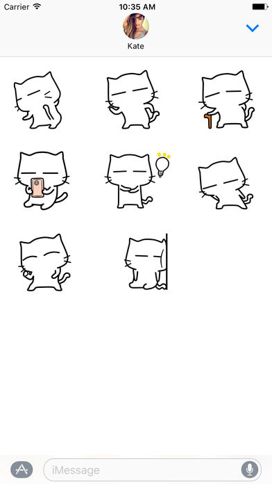 Animated Freaking Out Cat - GIF Stickers screenshot 2