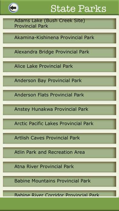 Canada Camping And National Parks screenshot 4