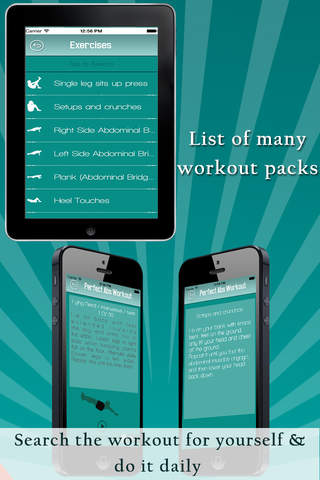 Perfect Abs Workout Pack screenshot 4