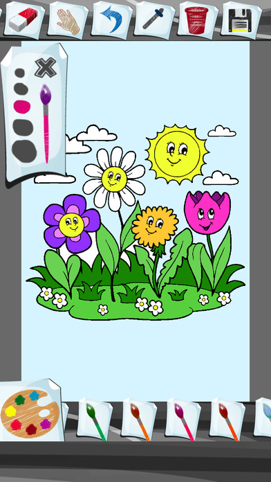 Flower Coloring Book App screenshot 4