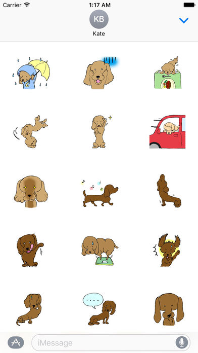 The Dachshund Dogs Sticker screenshot 2