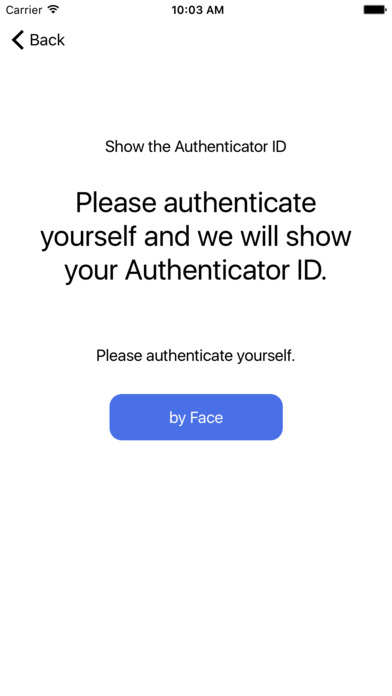 AimBrain Authenticator screenshot 3