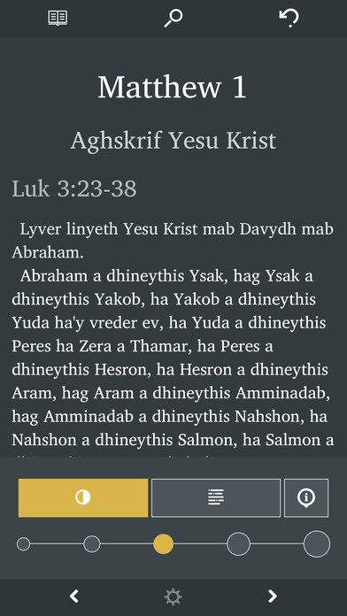Bibel Kernewek - Cornish Bible screenshot 4
