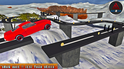Stunt Car : Snow Racing Free screenshot 2