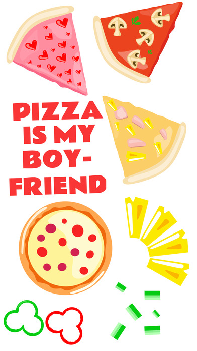 SAY YES TO PIZZA STICKER PACK screenshot 2