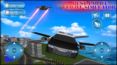 Flying Cars Police Battle Pro screenshot 2