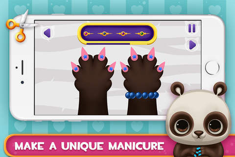 Animal Nail Salon -  Games For Girls screenshot 3