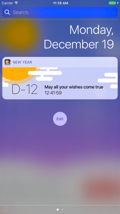 New Year Countdown - Days till 2017 screenshot 2