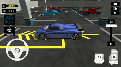 Multi Level Car Parking: Extreme Driving Test Sim screenshot 4