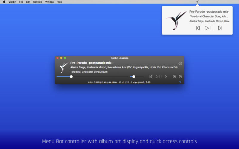Colibri 1.9.1 Mac 破解版 - 优秀的无损音乐播放器