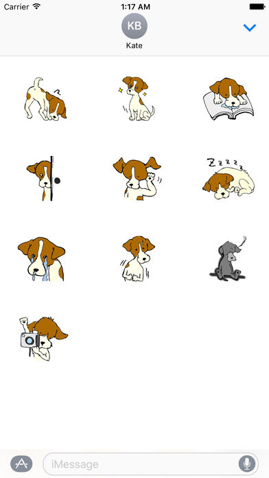 Happy Terrier Dog Stickers screenshot 3