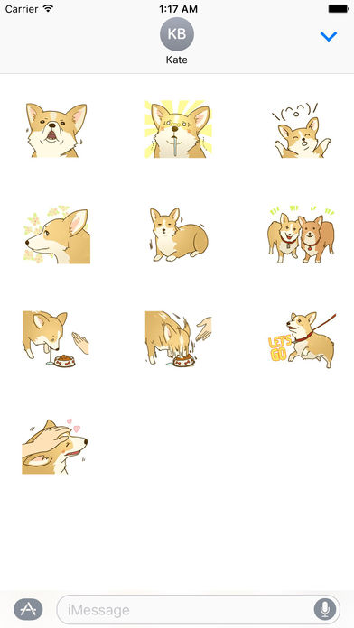 Cute Corgi Dogs Stickers Packs screenshot 3