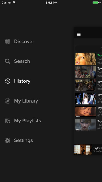 Discover - Music Streamer & Video Player, Playlist screenshot 4