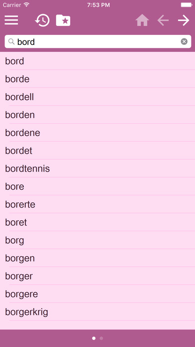 Norsk Flerspråklig ordbok screenshot 4