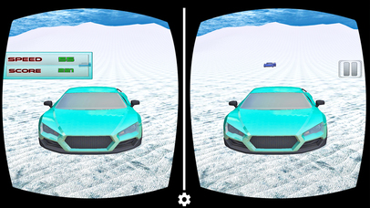 VR Snow Car Racing Adventure 2017 screenshot 3