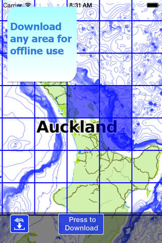 Aqua Map New Zealand screenshot 4