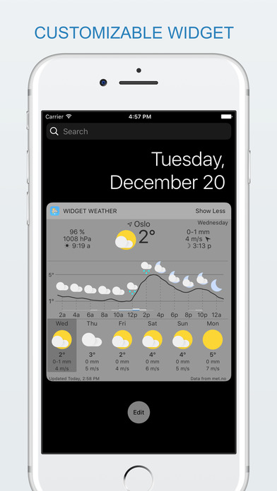 widget weather - offline forecast, your own style 앱스토어 스크린샷